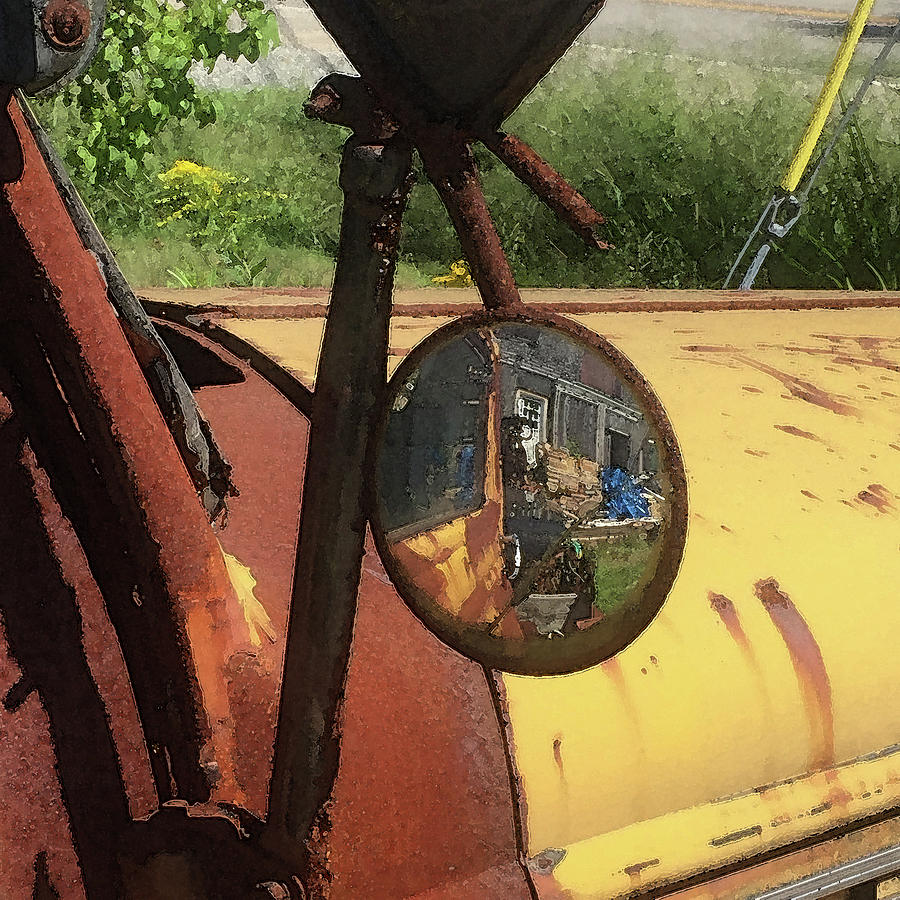 rearViewMirror Photograph by Mark Alesse