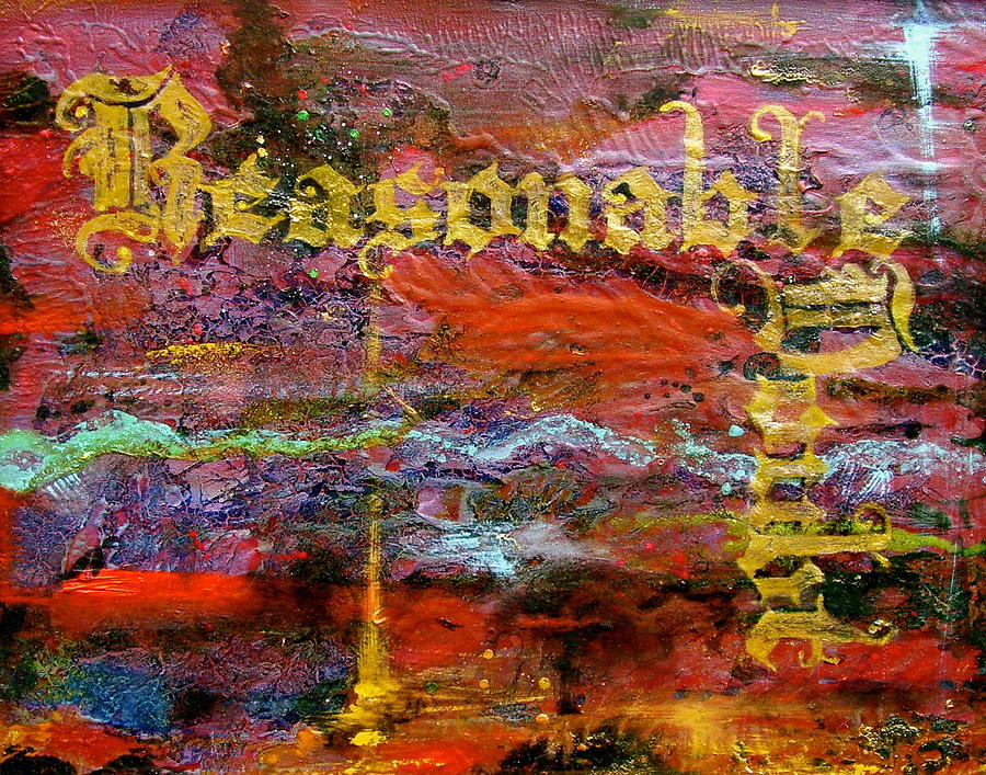 Gift For Law Student Painting - Reasonable Doubt by Laura Pierre-Louis