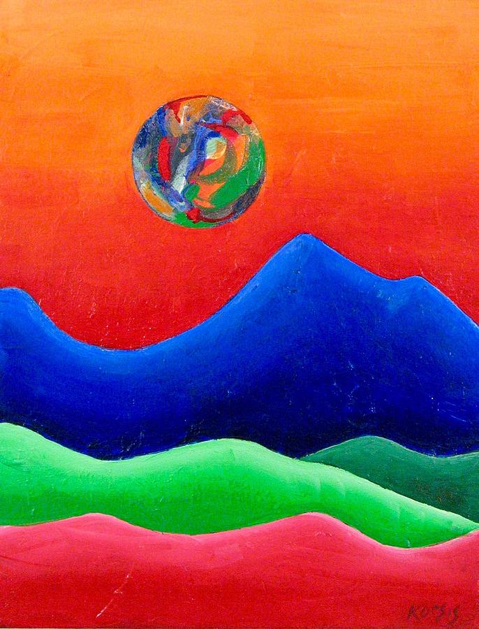 Landscape Painting - Rebirth by Rollin Kocsis Landscape Painting - Rebirth by Rollin Kocsis