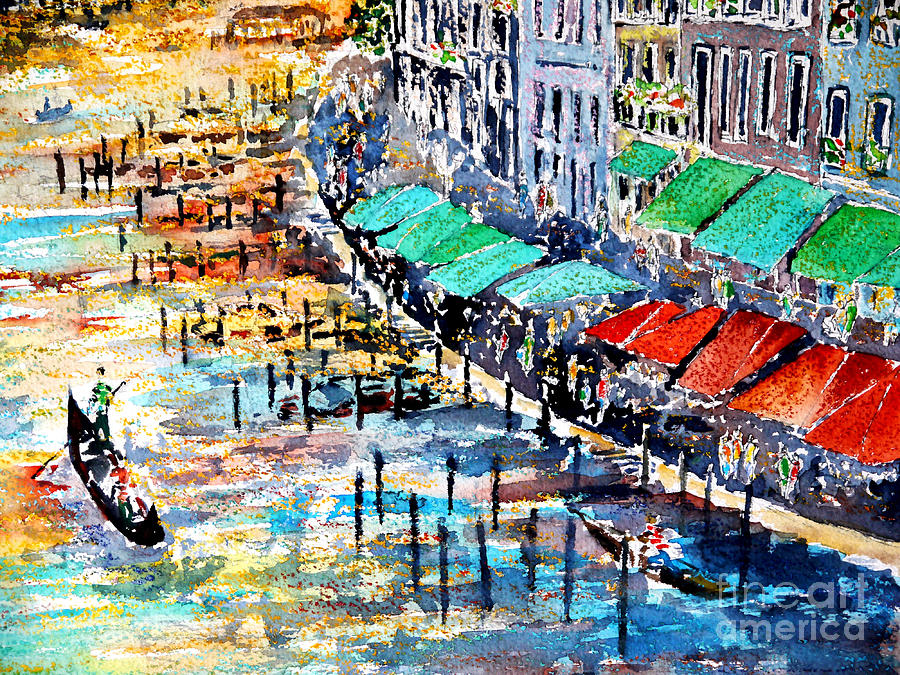 REcalling Venice 02 Painting by Almo M
