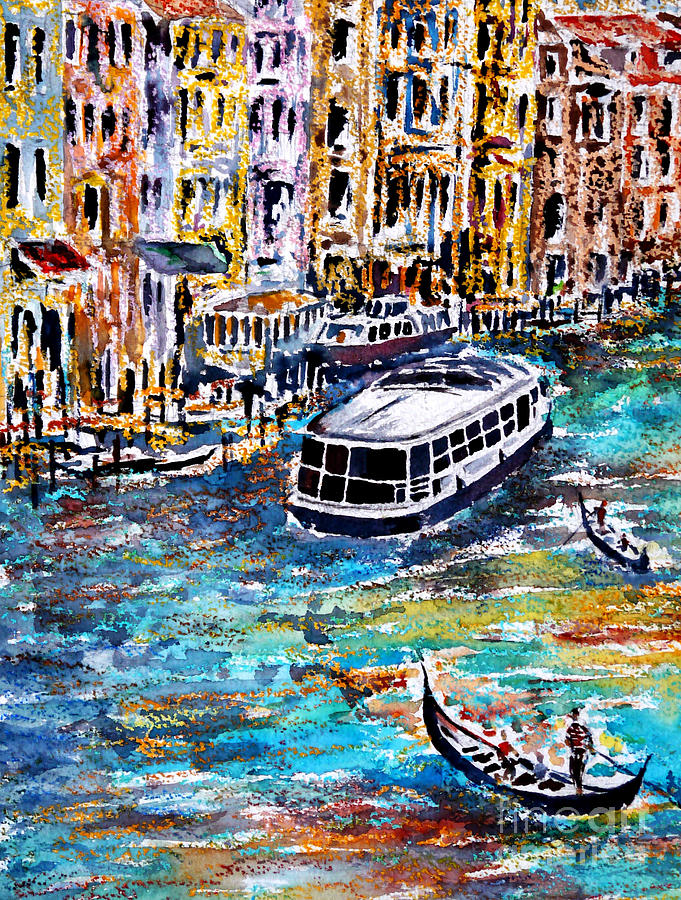 Recalling Venice 04 Painting by Almo M