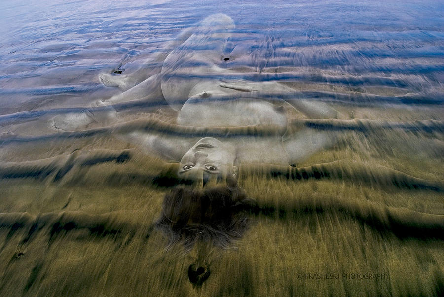 Nude Photograph - Receeding Water Goddess by Andy Frasheski