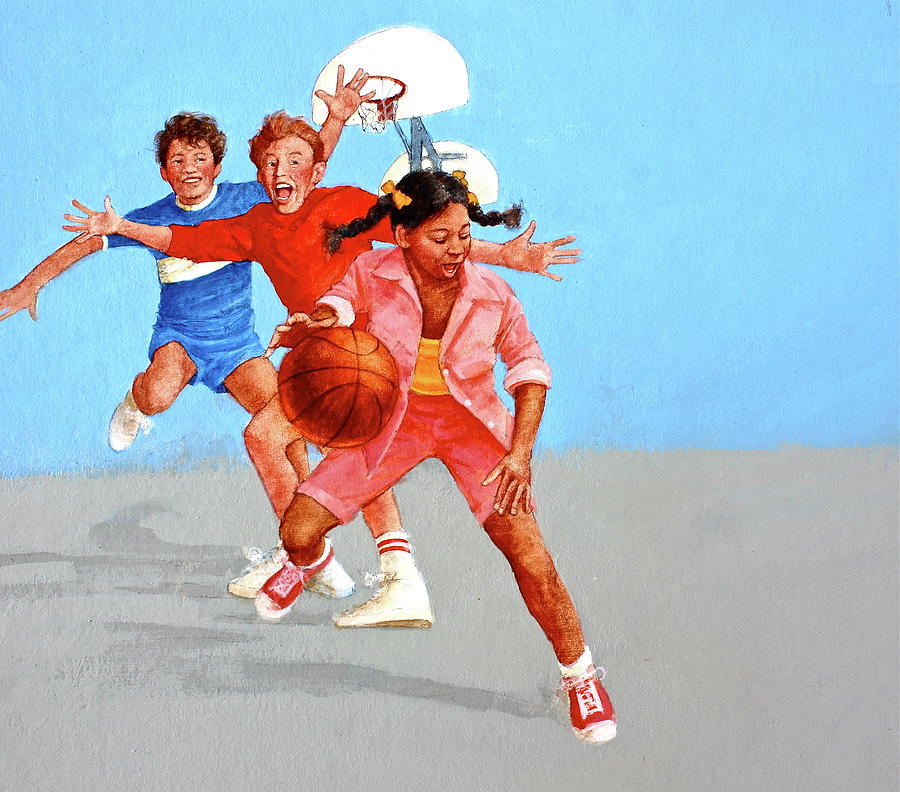 Recess Painting by Cliff Spohn