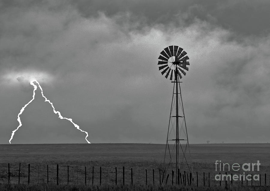 Recharging Prairie Photograph by Robert Frederick