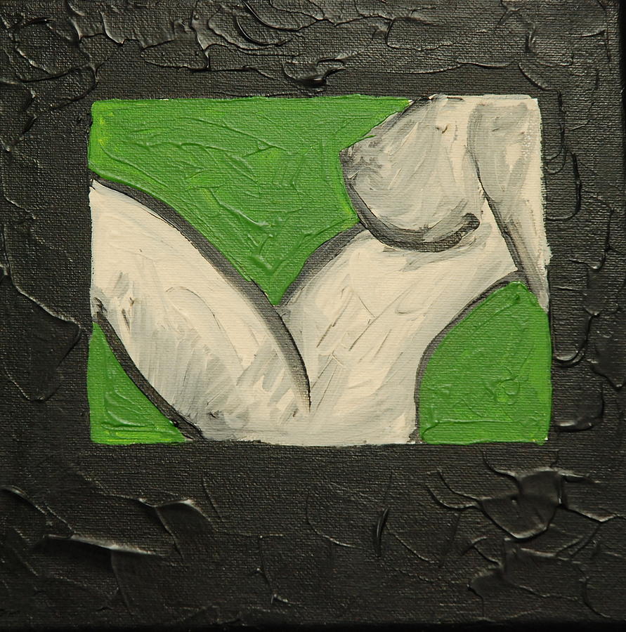 Nude Painting - Recline by Maria Curcic