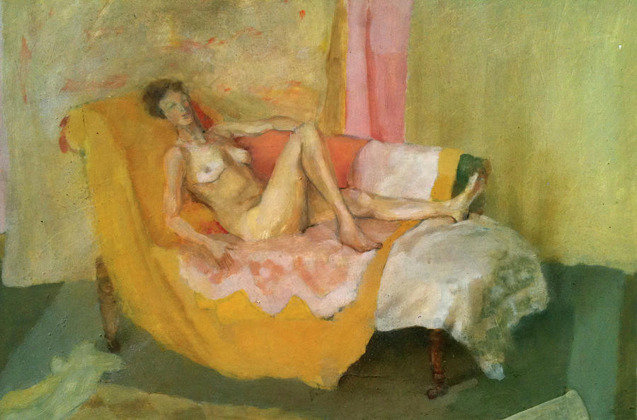 Reclining nude Painting by Tom Smith