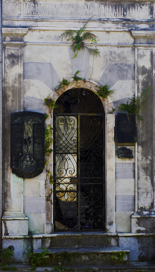 Recoleta Door Photograph by Rob Tullis