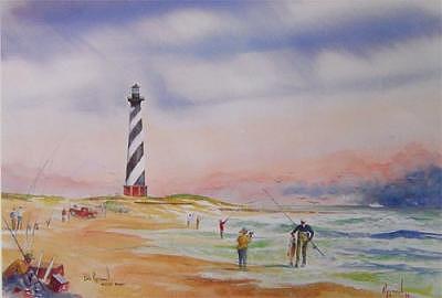 Recollections Of Cape Hatteras Painting by Bob Pittman Recollections Of Cape Hatteras Painting by Bob Pittman