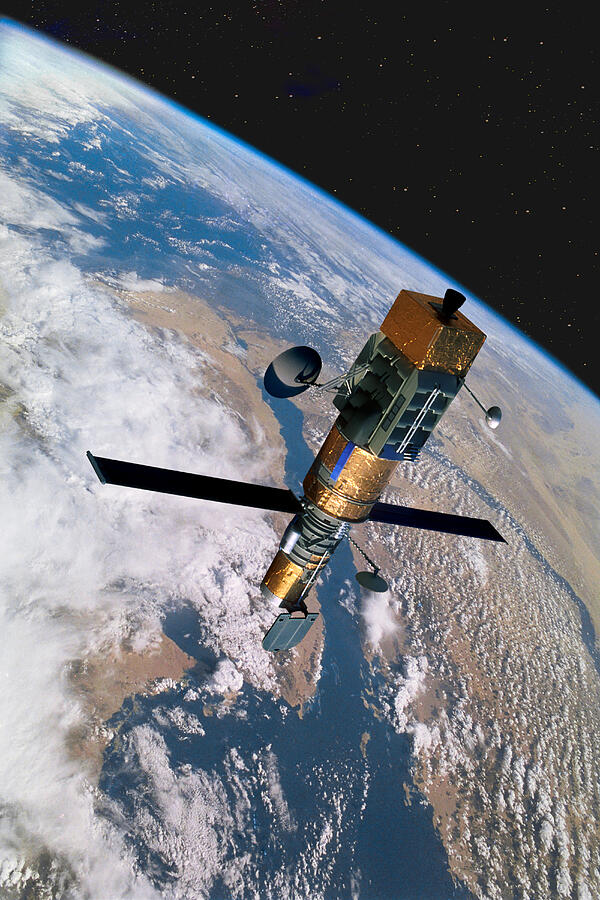 Reconnaissance from Space Digital Art by Erik Simonsen