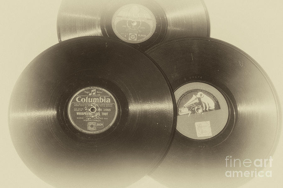 Records of the 1940s and fifties Photograph by Patricia Hofmeester