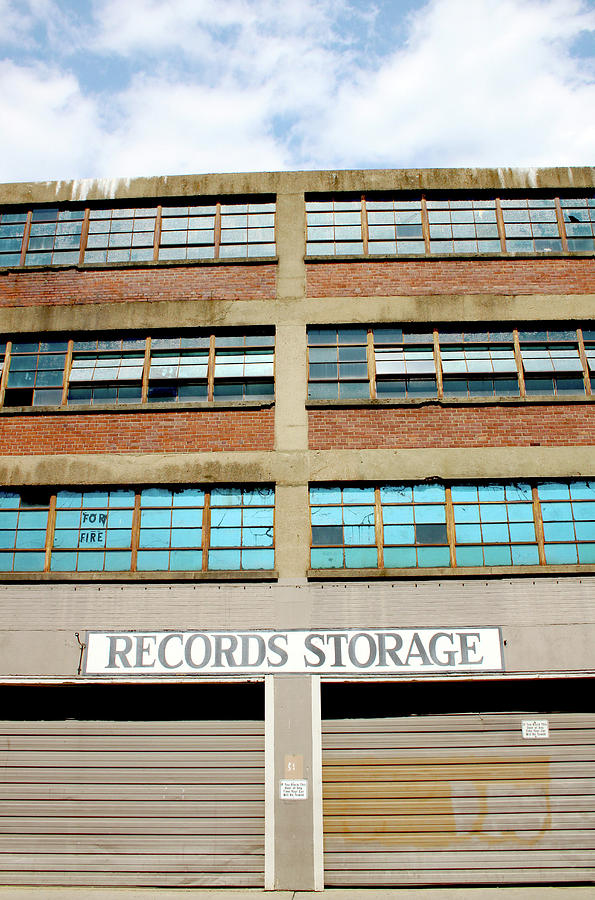 Records Storage- Nashville photography by Linda Woods Photograph by Linda Woods