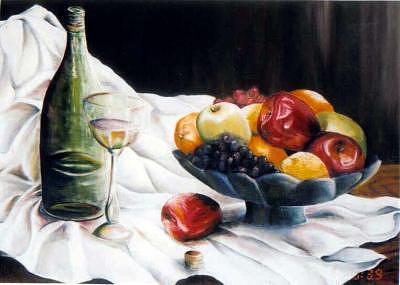 Wine Painting - Recovering Apple-holic by Amanda Sanford