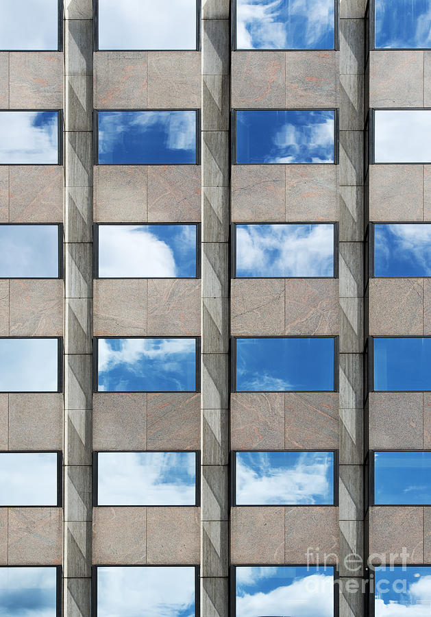 Skyscraper Photograph - Rectangles  by Tim Gainey