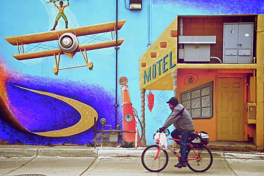 Bicycle Photograph - Recycle, Albuquerque, New Mexico by Zayne Diamond Photographic Bicycle Photograph - Recycle, Albuquerque, New Mexico by Zayne Diamond Photographic