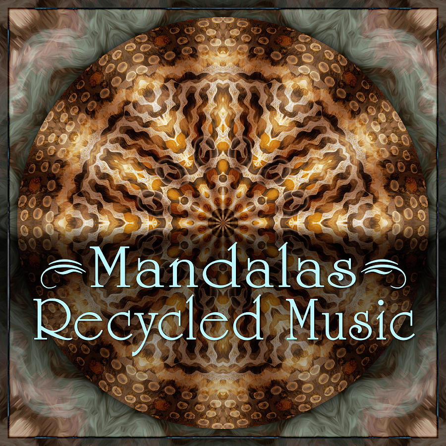 Recycled Music Mandalas Digital Art by Becky Titus