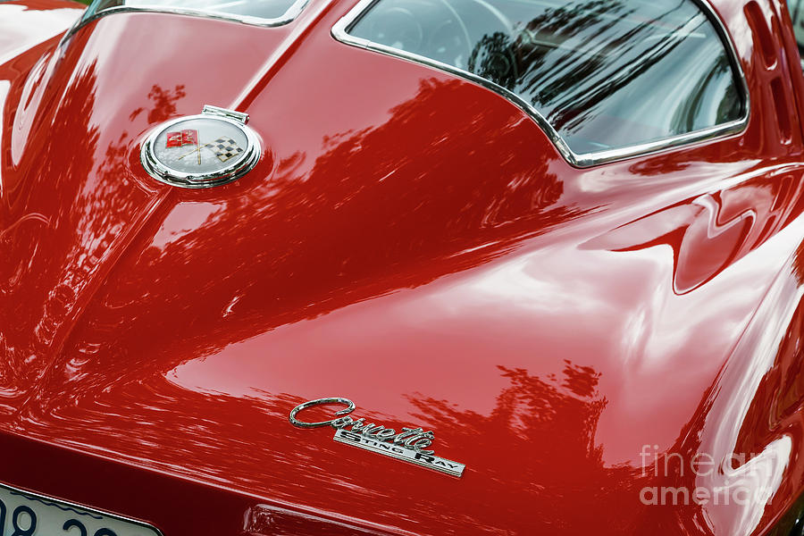 Red 1963 Corvette Photograph by Dennis Hedberg