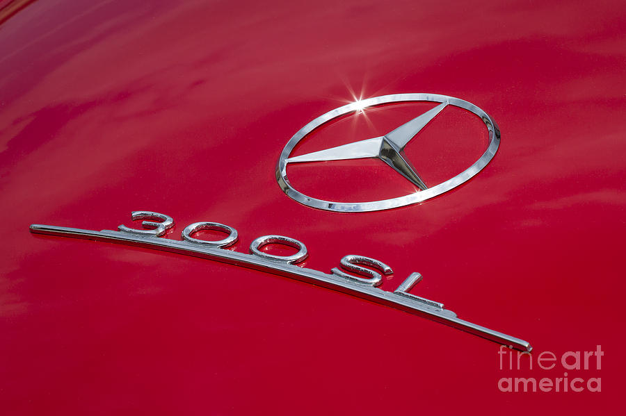 Red 300 SL Photograph by Dennis Hedberg