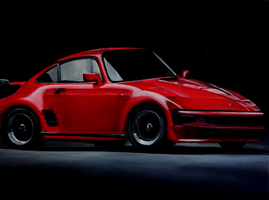 Car Painting - Red 930 by Samantha Zimmermann