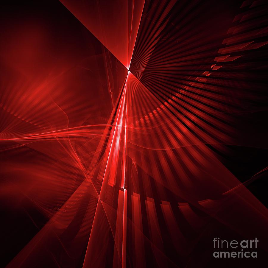 Red Abstract Background Photograph by Kim French