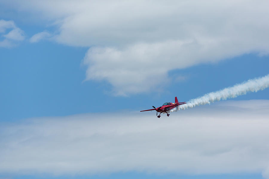 Red Aerobatic Airplane 7 Photograph