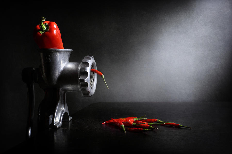 Still Life Photograph - Red And Hot by Victoria Ivanova
