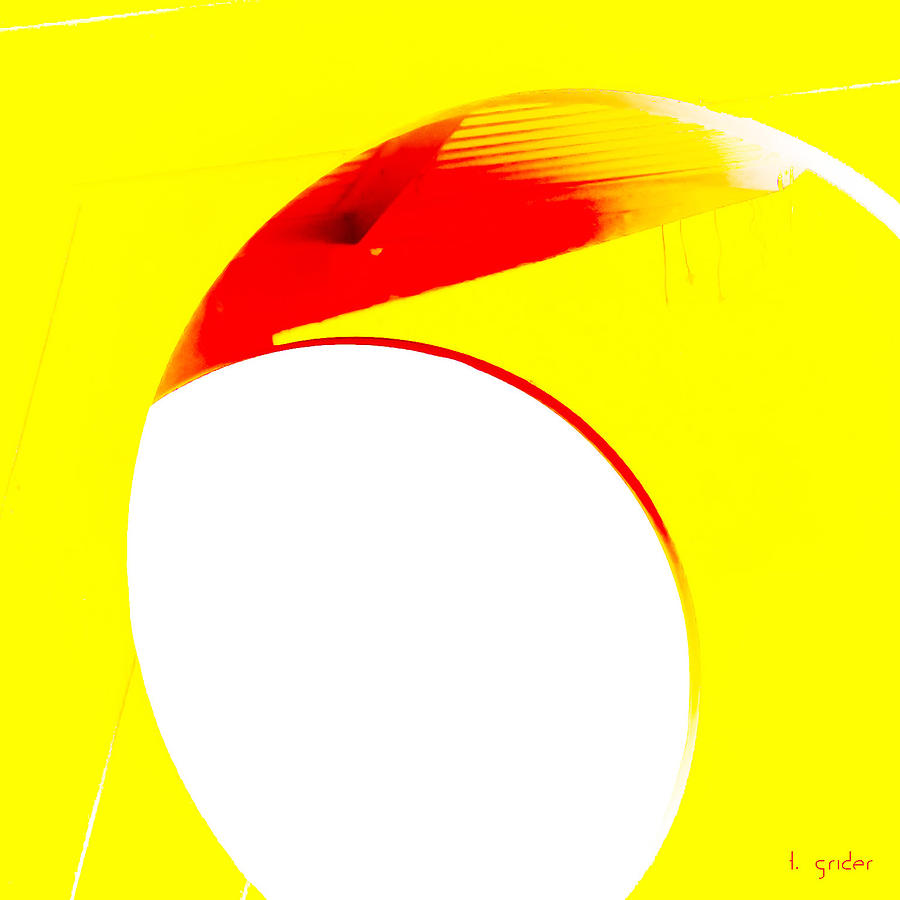 Abstract Photograph - Red and Yellow Abstract by Tony Grider