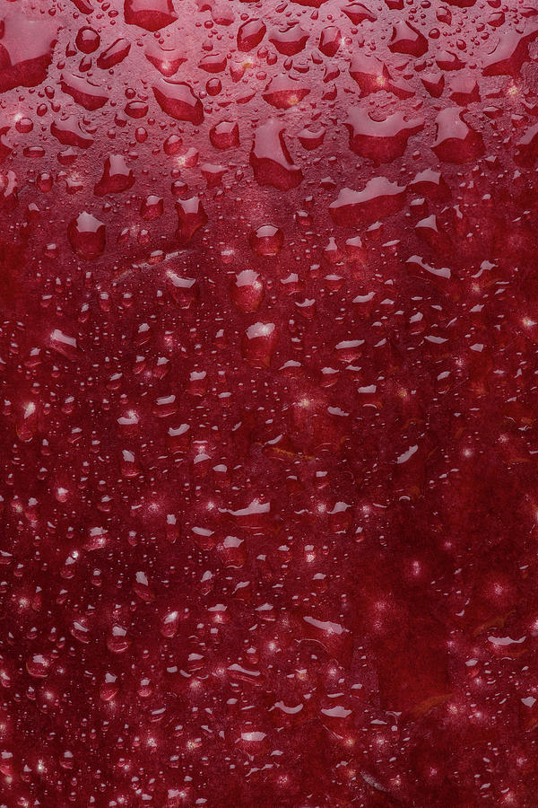 Red Apple Skin Photograph