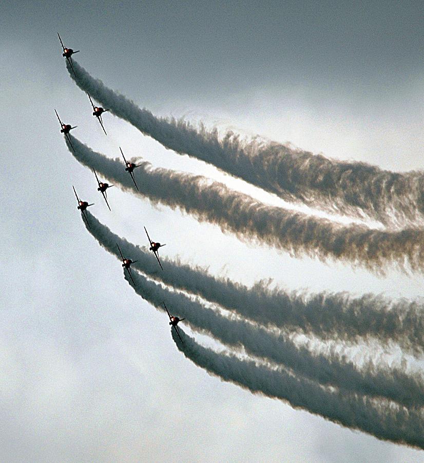 Red Arrows 1 Photograph by John Hughes - Fine Art America