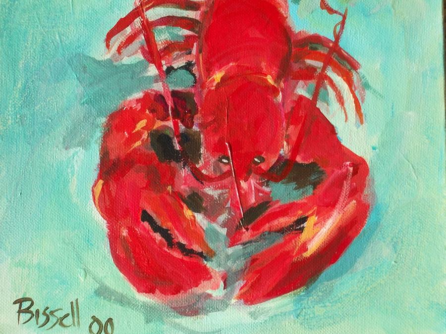 Red as a lobster Painting by Mickey Bissell | Fine Art America