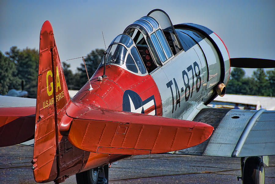 Red AT-6 Photograph by Steven Richardson