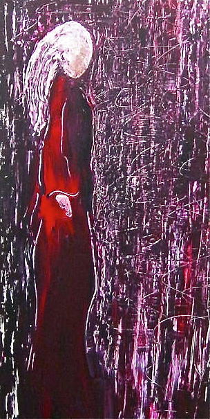 Red at Night Painting by Janice Nabors Raiteri