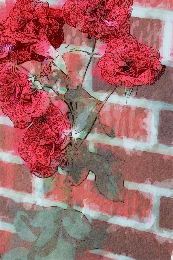 Red Autumn Roses Photograph by The Art Of Marilyn Ridoutt-Greene