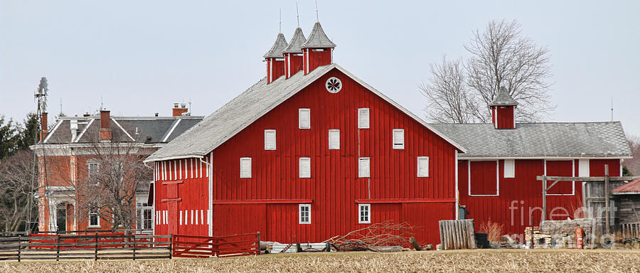 Red Barn  5883 Photograph by Jack Schultz
