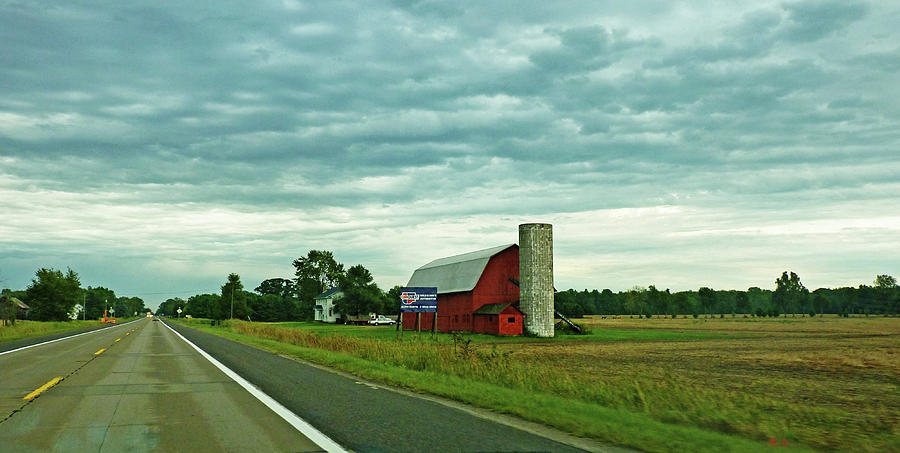 Red Barn After the Rain Photograph by Garth Glazier - Fine Art America