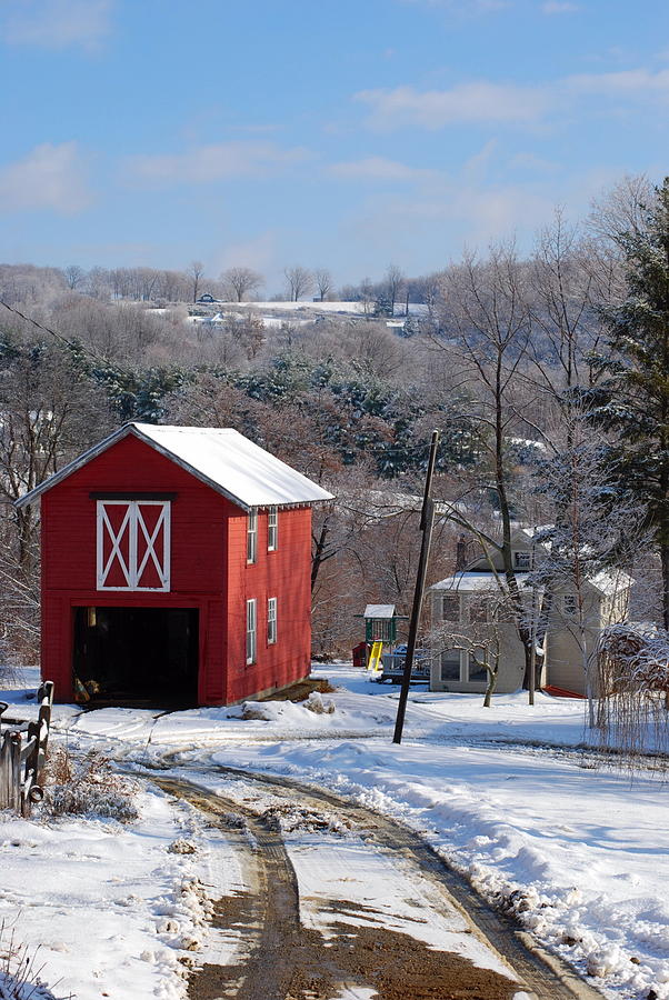 Red Barn Photograph by Andrea Simon