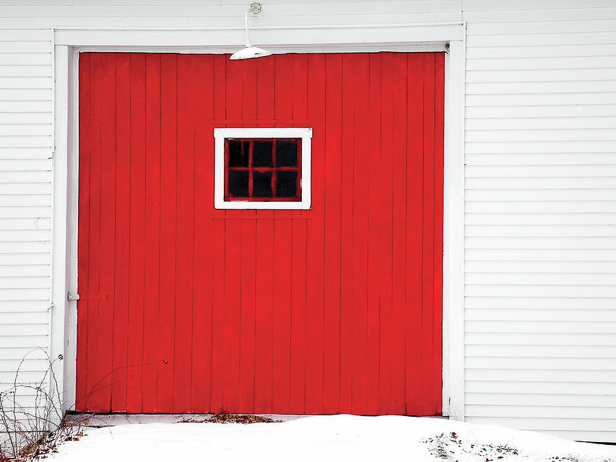 Red barn door Photograph by Donald Verger - Fine Art America