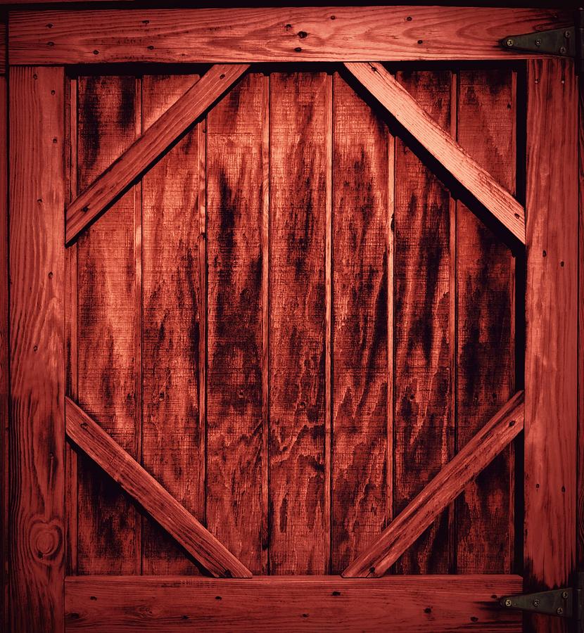 Red Barn Door Photograph By Prairie Pics Photography - Pixels