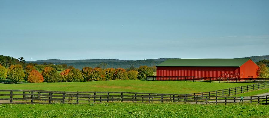 Red Barn Photograph by Eileen Brymer