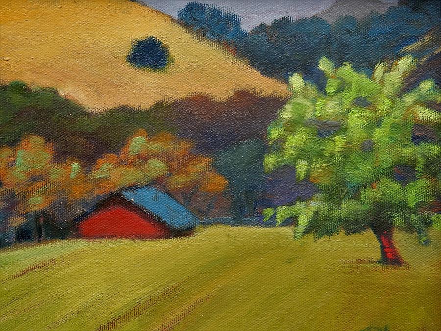 Barn Painting - Red Barn by Gary Coleman