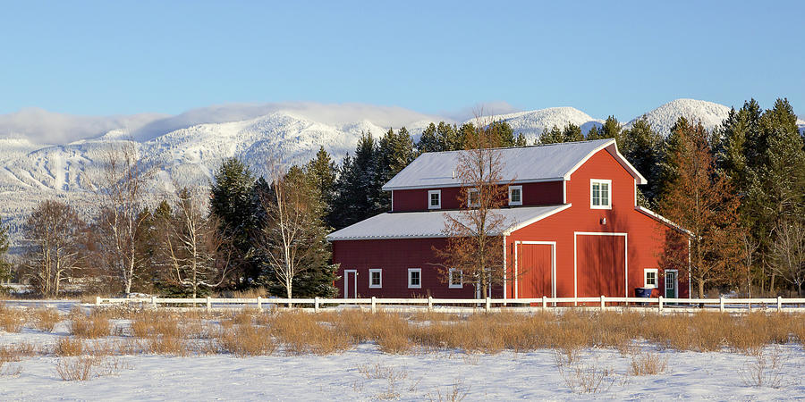 Red Barn Photograph by Jack Bell