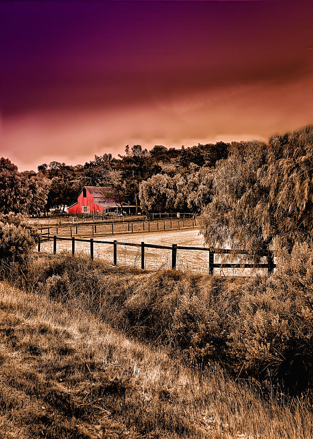 Red Barn Photograph by Joseph Hollingsworth