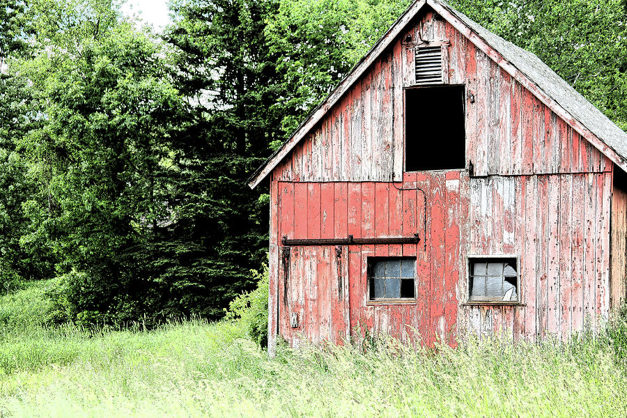 Red Barn Photograph by Karol Livote
