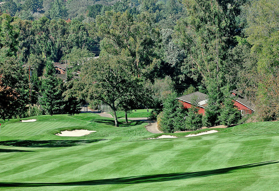 Red Barn LAH Golf Course Photograph by Liz Santie Fine Art America