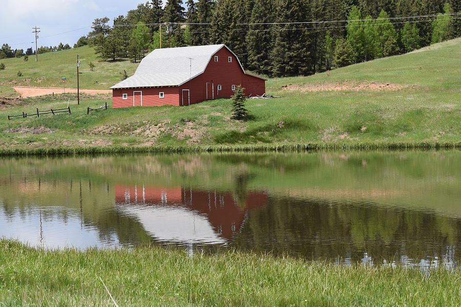 Red Barn Burgess Res Divide CO #1 Photograph by Margarethe Binkley