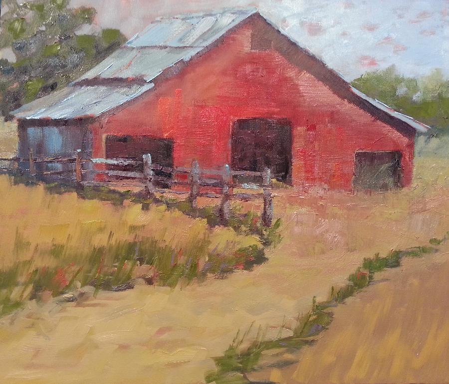 Red Barn Painting by Mary McCorkle - Fine Art America