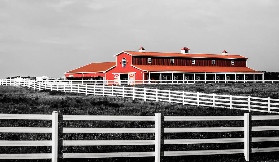 Red Barn Photograph by Parker Cunningham