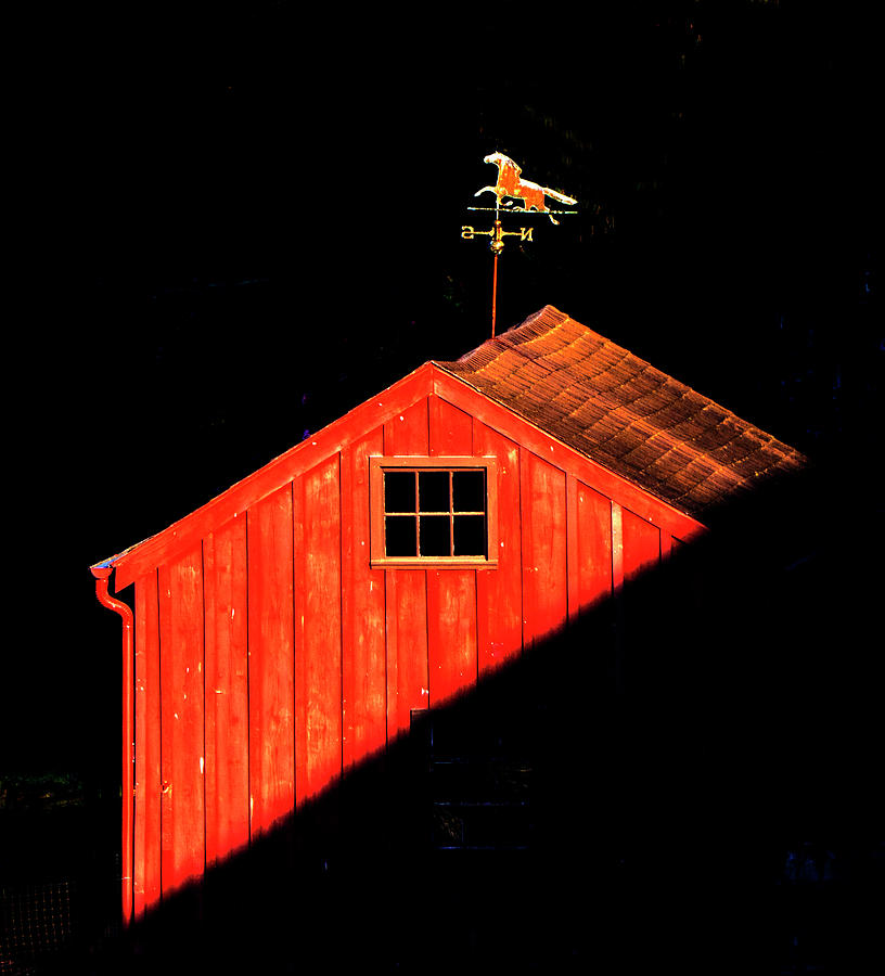 Red Barn Photograph by Paul Ross