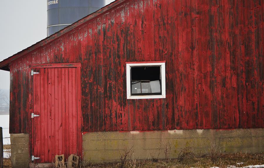 Red Barn Segment Photograph by Robert Coffey - Fine Art America