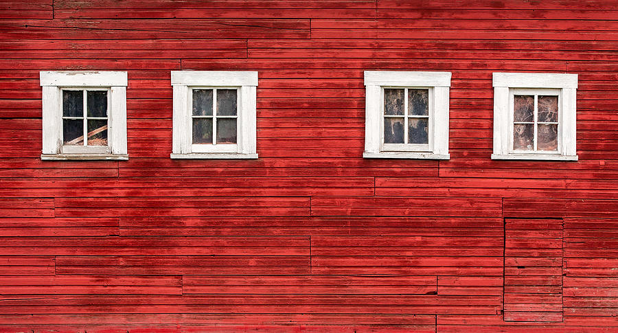 Red Barn Side Photograph by Todd Klassy