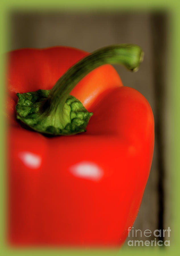 Red Bell Pepper Photograph by Deborah Klubertanz